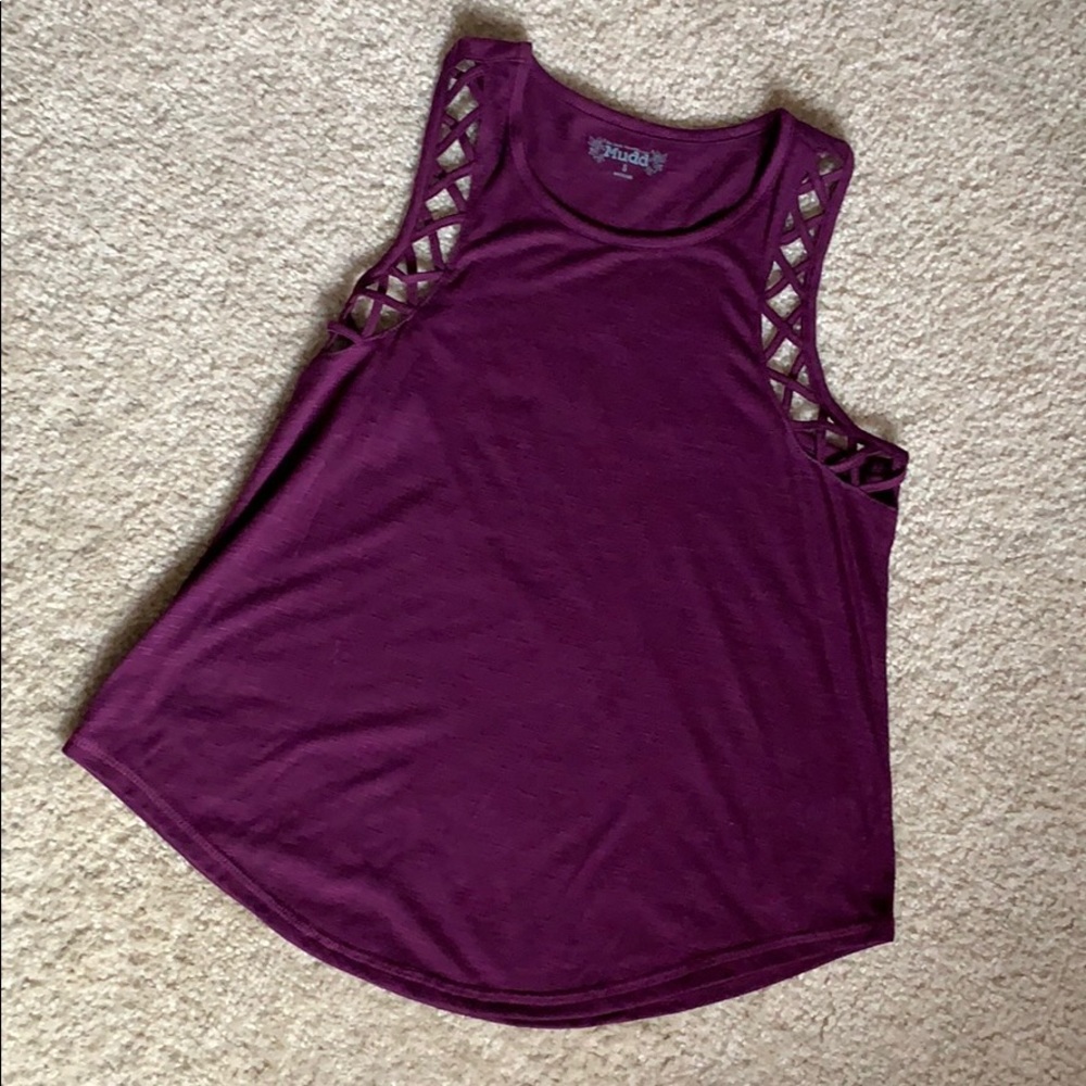 Dark purple tank top